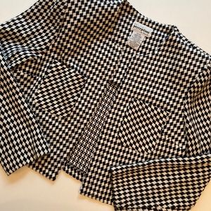 Vintage 80s Boxy Diamond Blazer